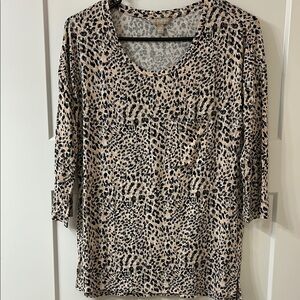 Leopard Print Women's Top